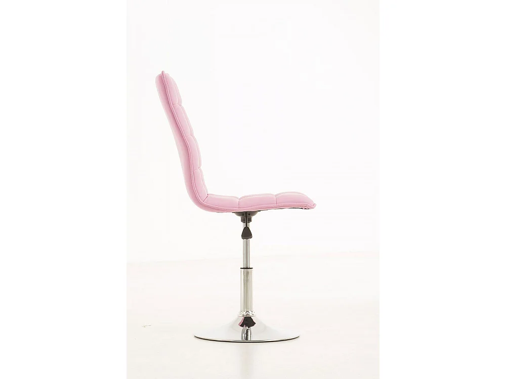 chaise salle à manger - Similicuir - Rose - Peking