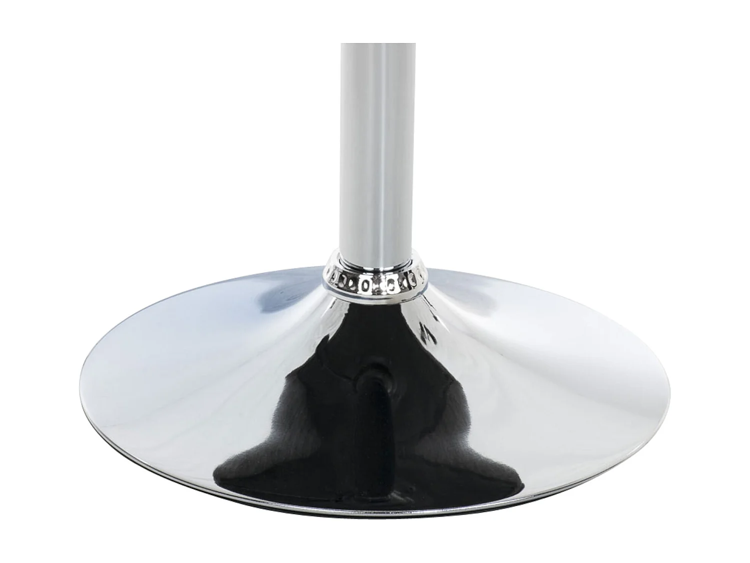 Lot de 2  chaise salle à manger - Tissu & Chrome - Gris foncé - Peking