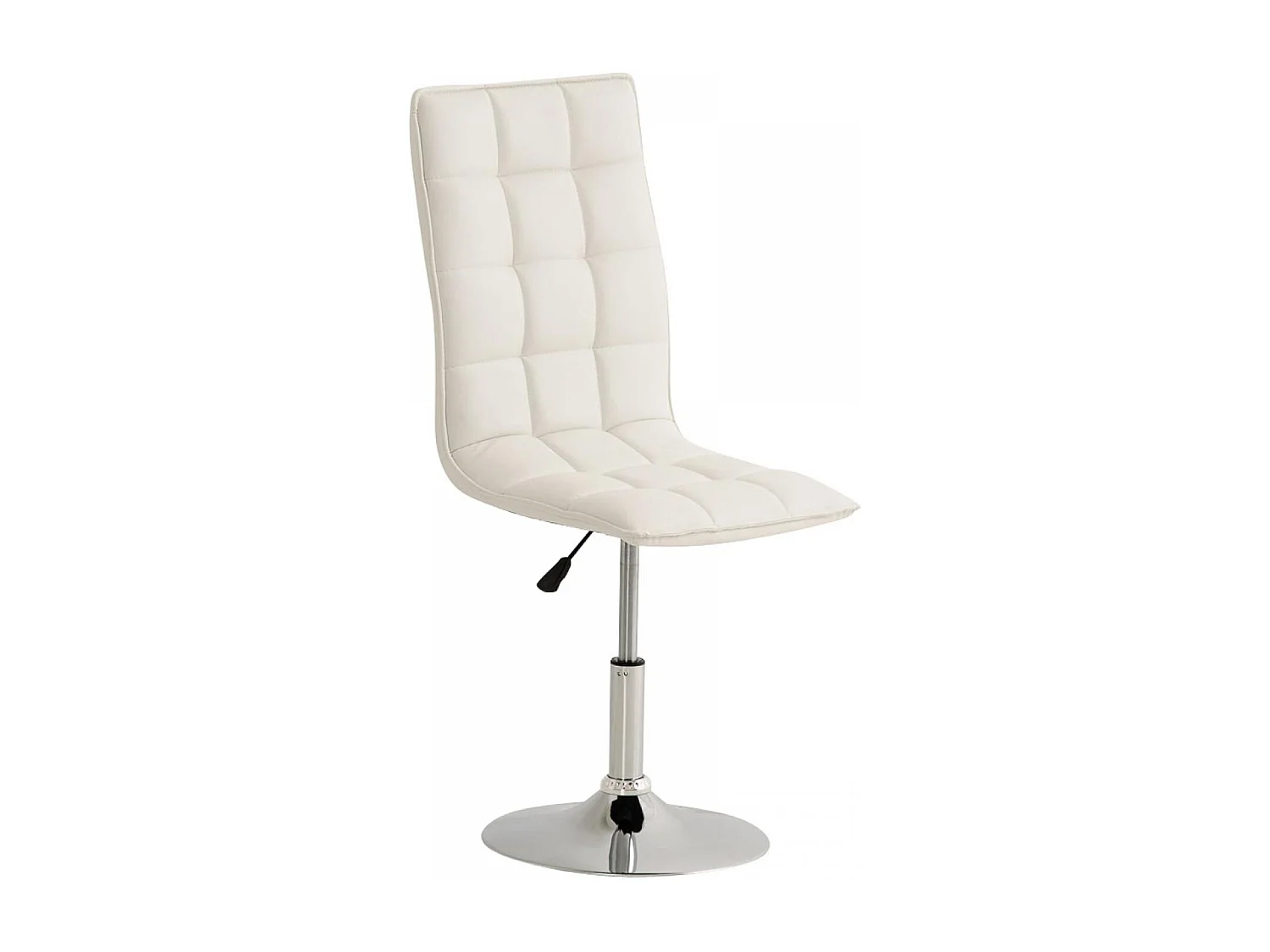 Sedia da pranzo - Finta pelle & nero - bianco - Peking