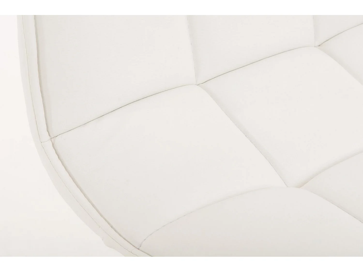 Sedia da pranzo - Finta pelle & nero - bianco - Peking