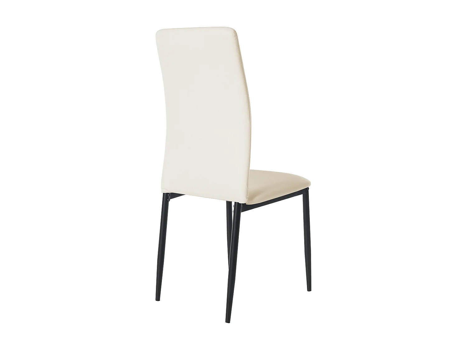 Eetkamerstoelen - Kunstleer - creme - Savino