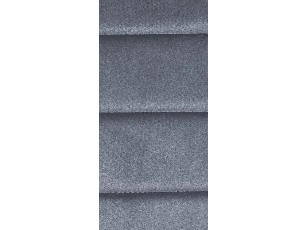 Lot de 4  chaise salle à manger - Velours - Gris clair - Mayfair