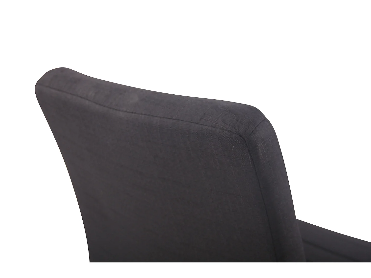 chaise salle à manger - Tissu & Antique - Noir - Elvas