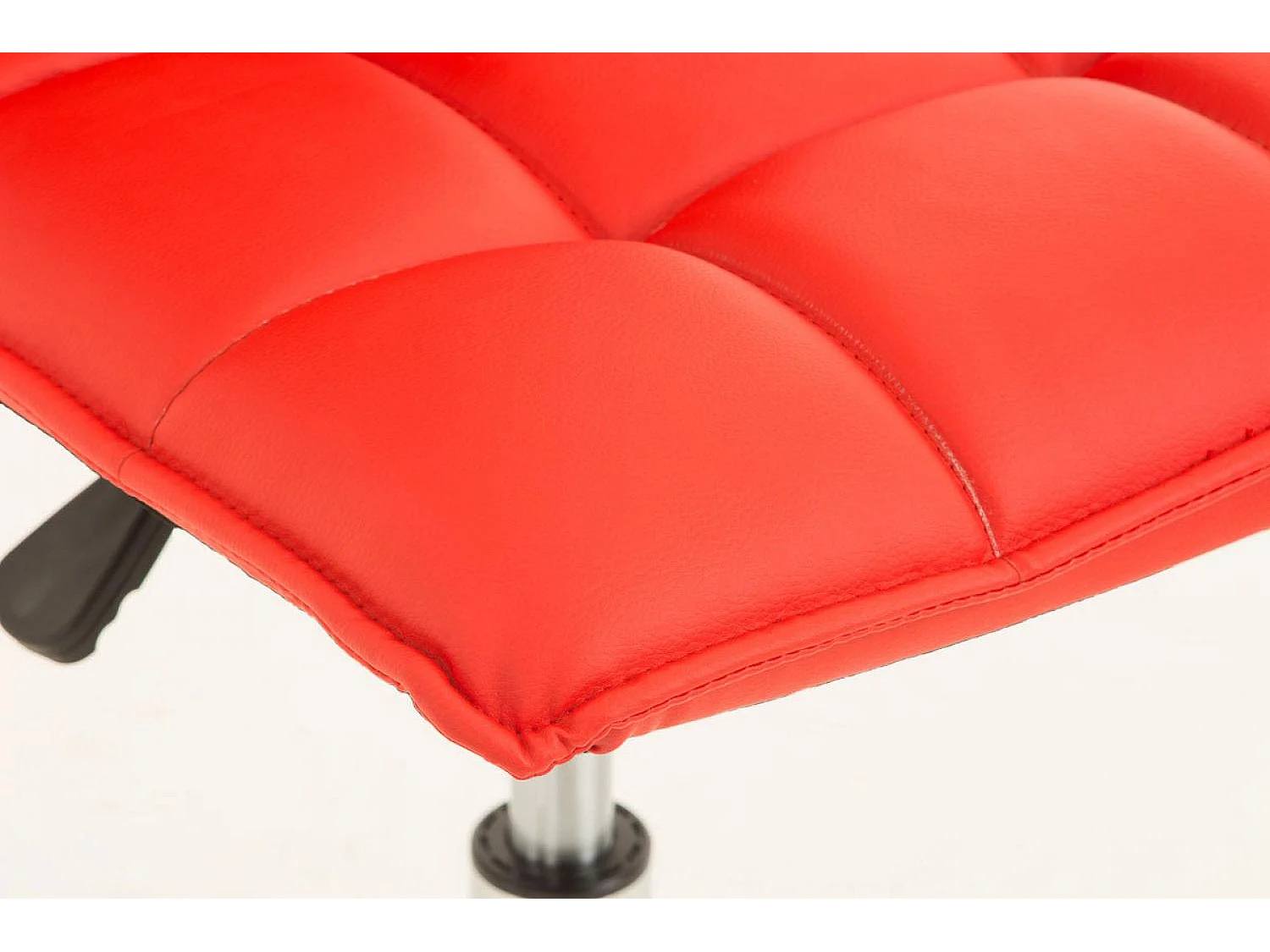 Eetkamerstoelen - Kunstleer & zwart - rood - Peking