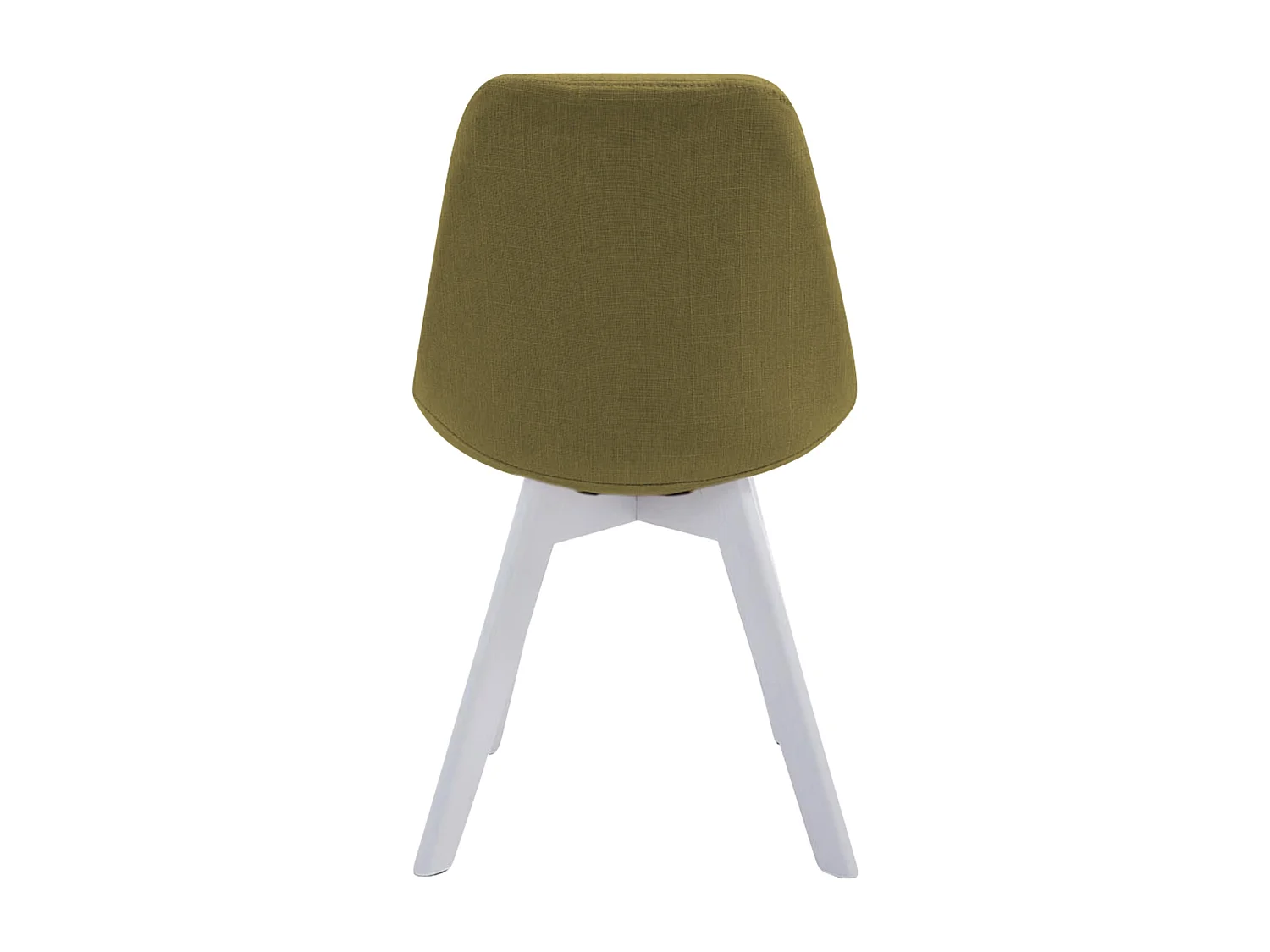 Eetkamerstoelen - Stof & wit - groen - Borneo