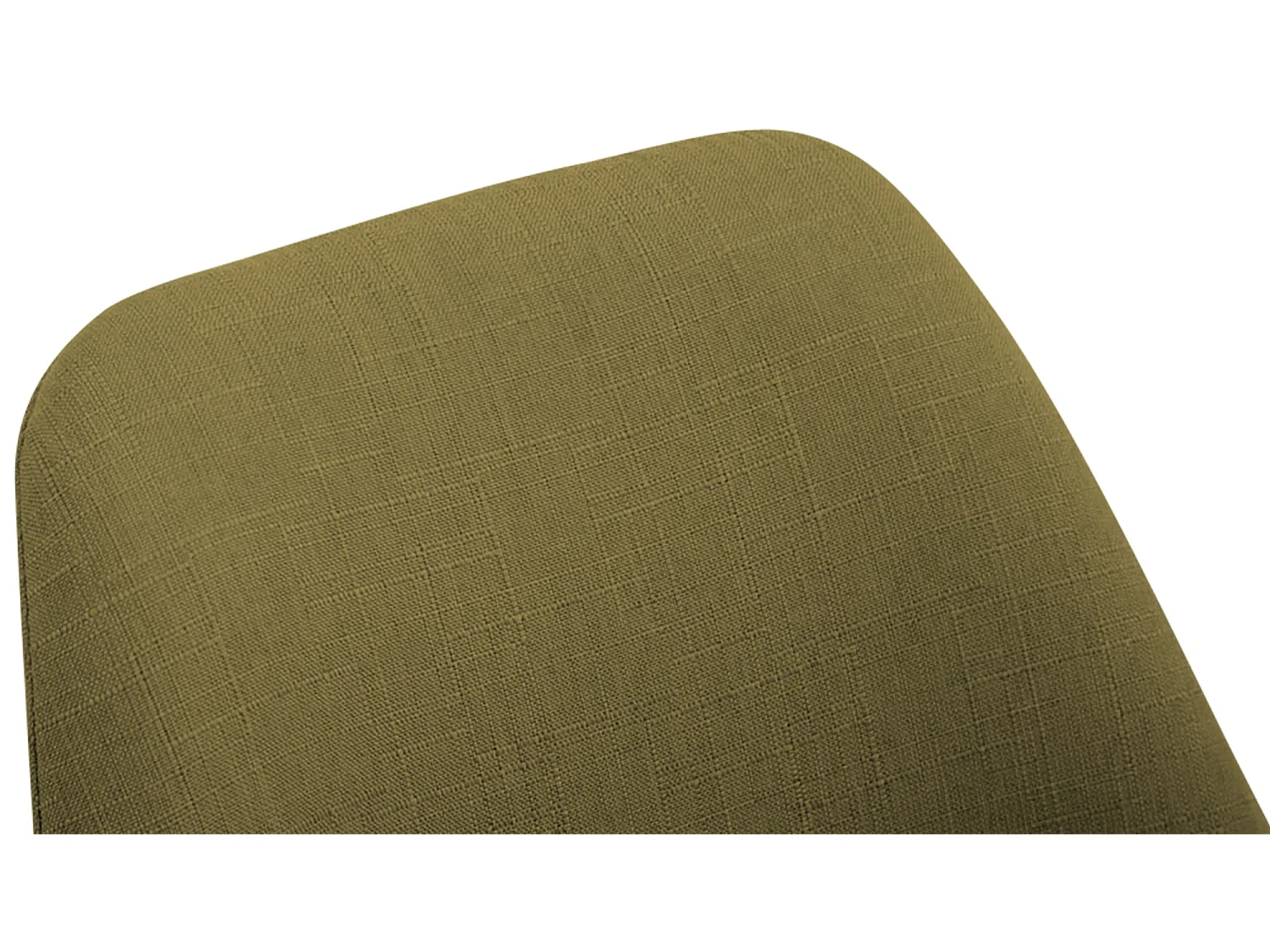chaise salle à manger - Tissu & Blanc - Vert - Borneo