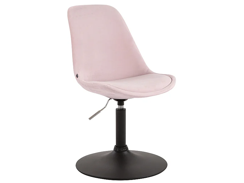 Eetkamerstoelen - Fluweel & zwart - roze - Maverick