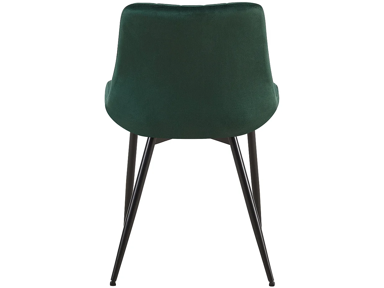 Eetkamerstoelen - Fluweel - groen - Rahden