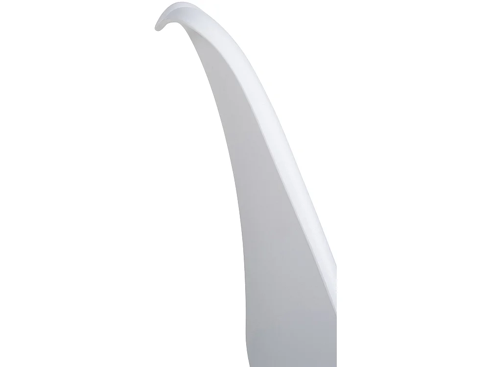 Lot de 6  chaise salle à manger - Plastique - Blanc - Ramsey