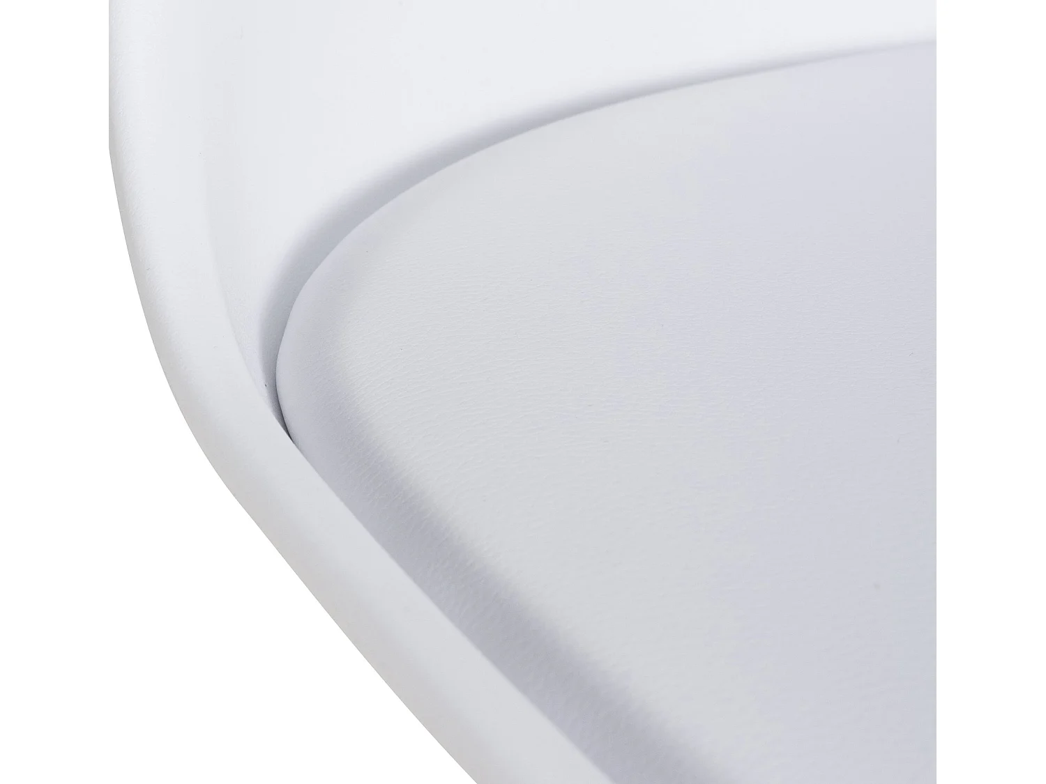 Lot de 6  chaise salle à manger - Plastique - Blanc - Ramsey