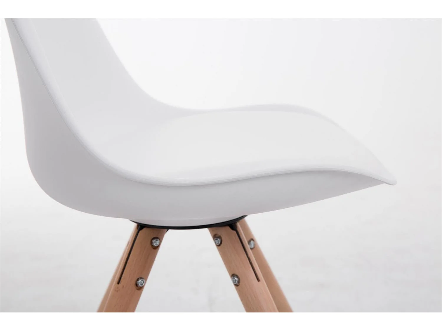 chaise salle à manger - Similicuir & Nature - Blanc - Toulouse