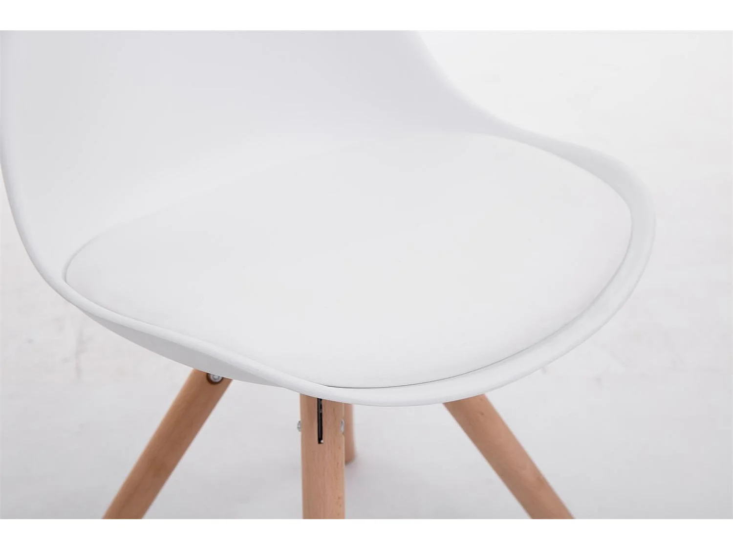 chaise salle à manger - Similicuir & Nature - Blanc - Toulouse