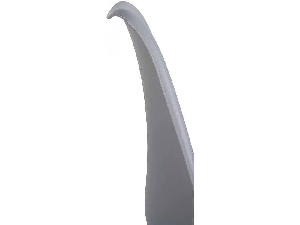 Lot de 6  chaise salle à manger - Plastique - Gris - Ramsey