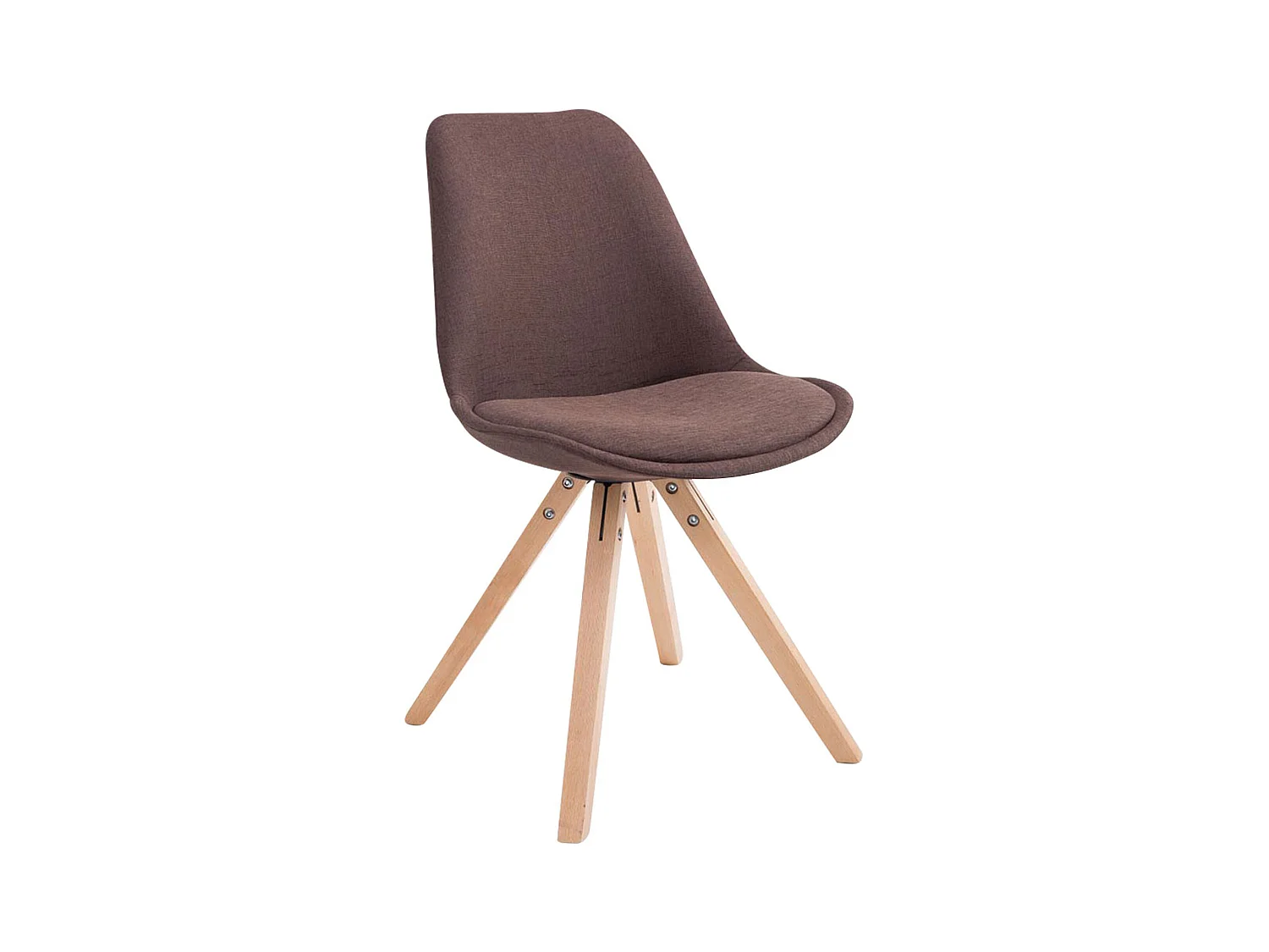 chaise salle à manger - Tissu & Nature - Marron - Toulouse