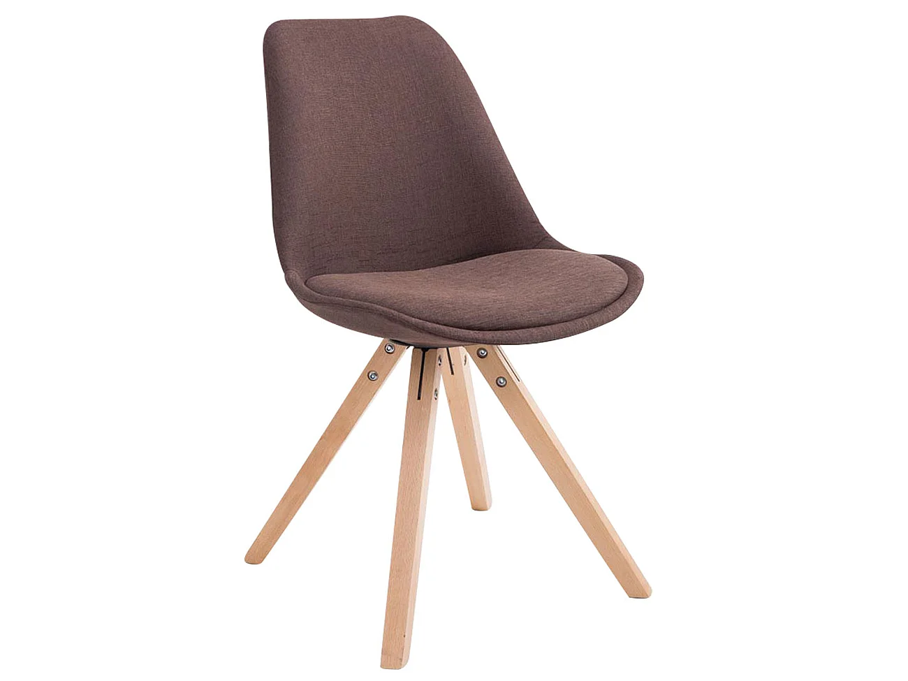 chaise salle à manger - Tissu & Nature - Marron - Toulouse