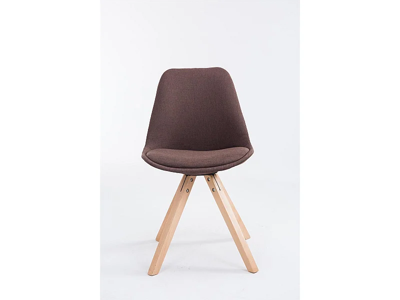 chaise salle à manger - Tissu & Nature - Marron - Toulouse