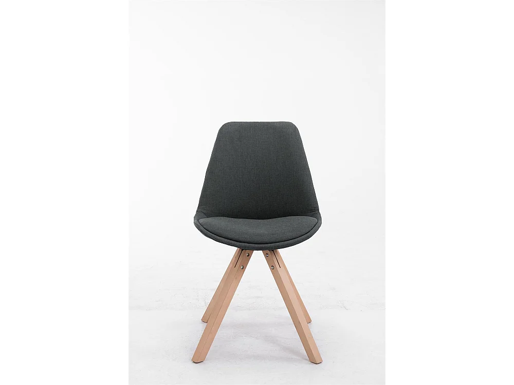 chaise salle à manger - Tissu & Nature - Gris foncé - Toulouse