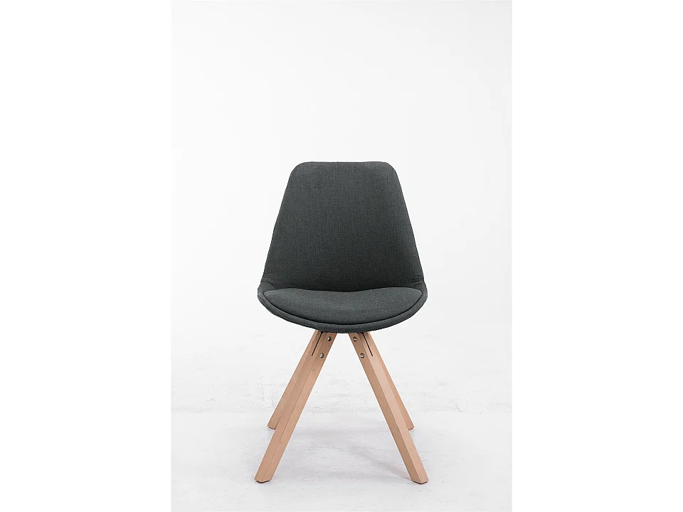 chaise salle à manger - Tissu & Nature - Gris foncé - Toulouse