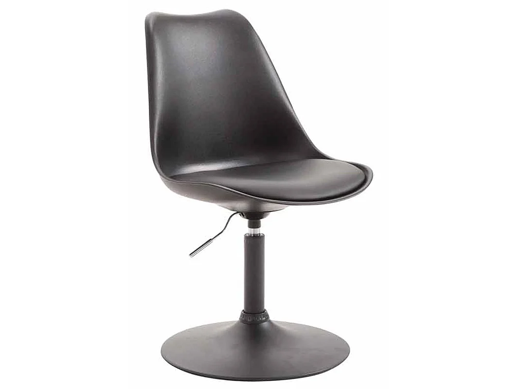 Set van 4  Eetkamerstoelen - Kunststof & zwart - zwart - Maverick