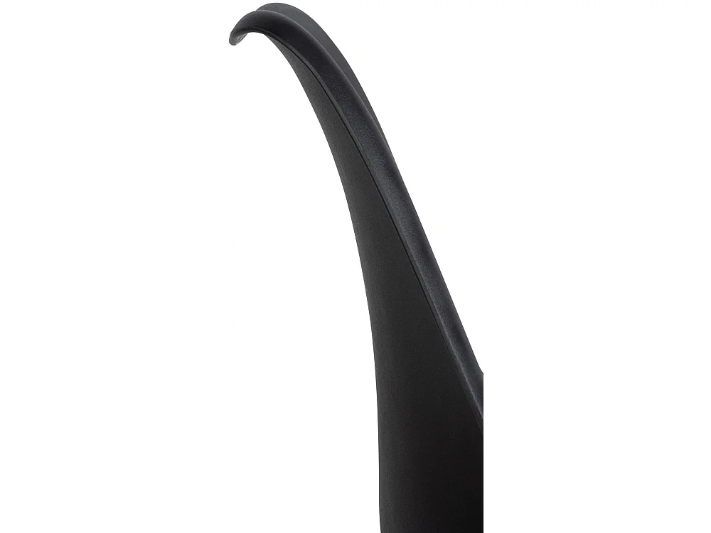 Lot de 6  chaise salle à manger - Plastique - Noir - Ramsey