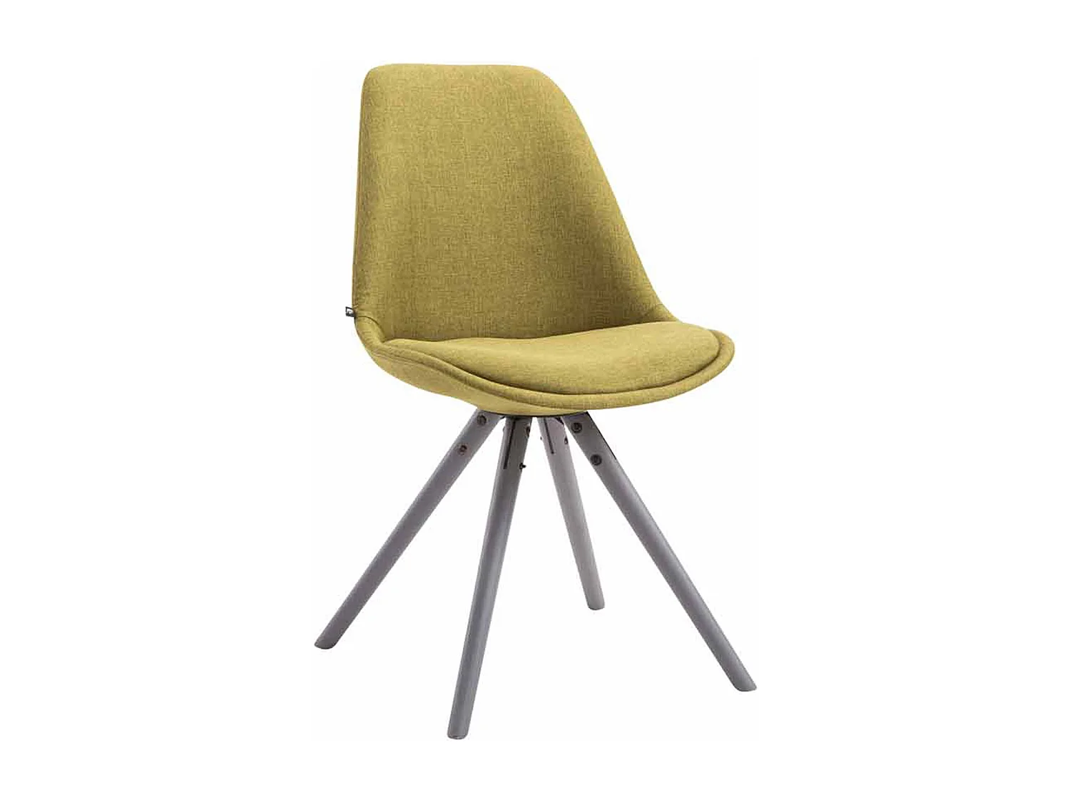 chaise salle à manger - Tissu & Gris - Vert - Toulouse