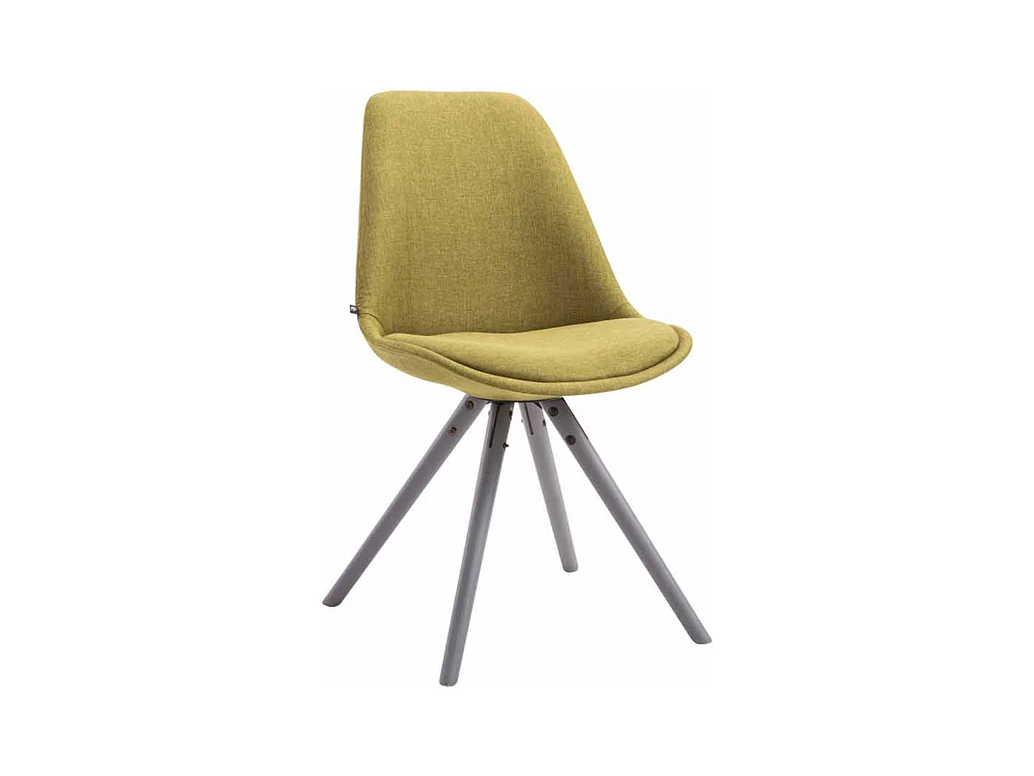 chaise salle à manger - Tissu & Gris - Vert - Toulouse