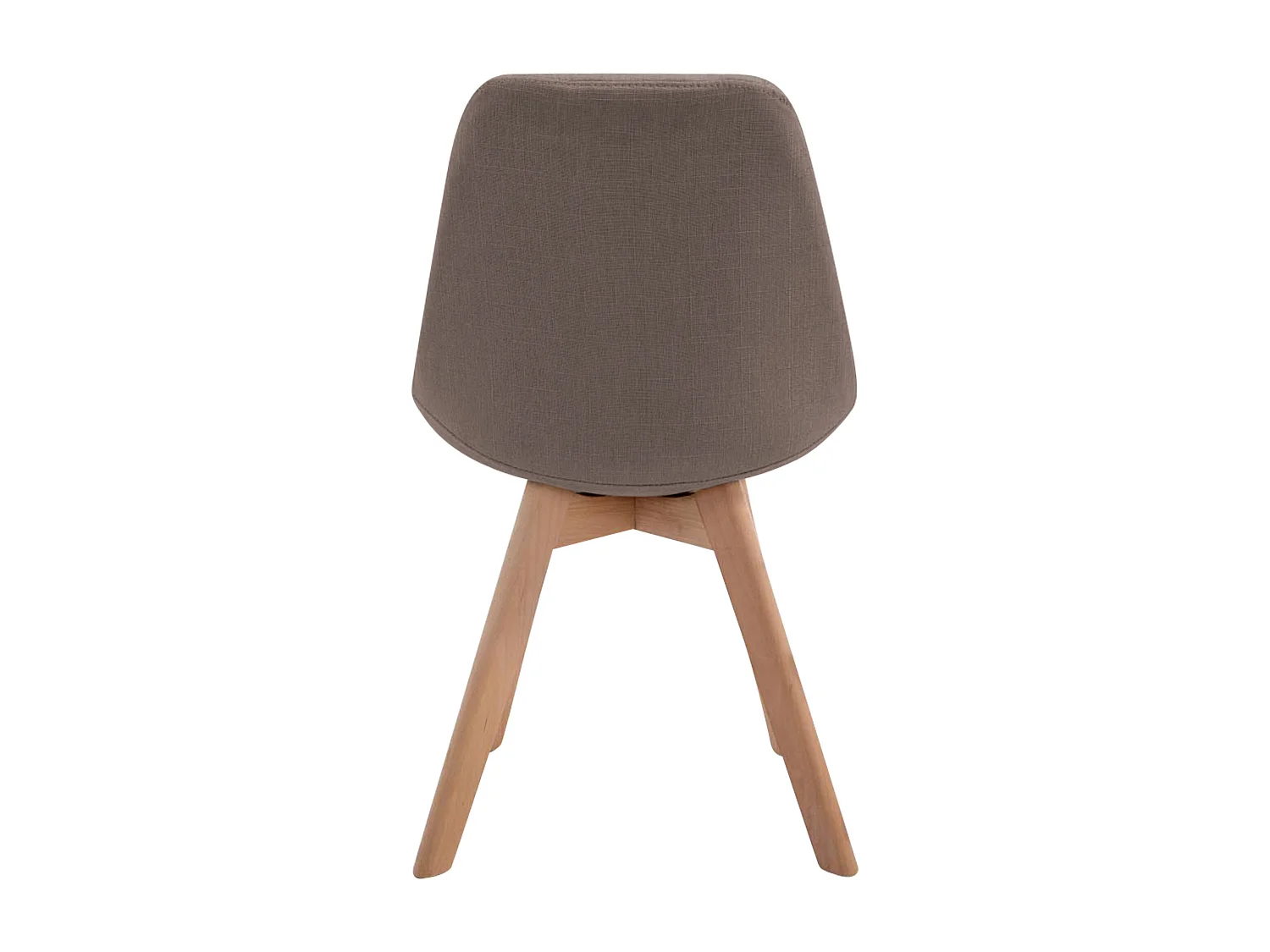 Eetkamerstoelen - Stof & natura - taupe - Borneo