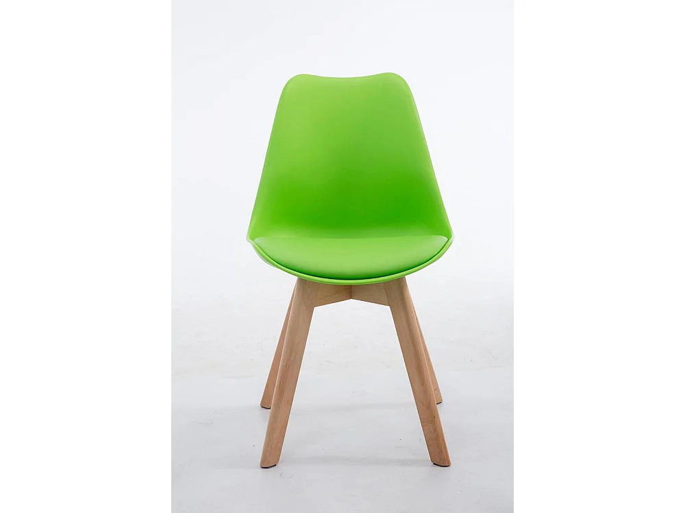 Eetkamerstoelen - Kunstleer & natura - groen - Borneo V2