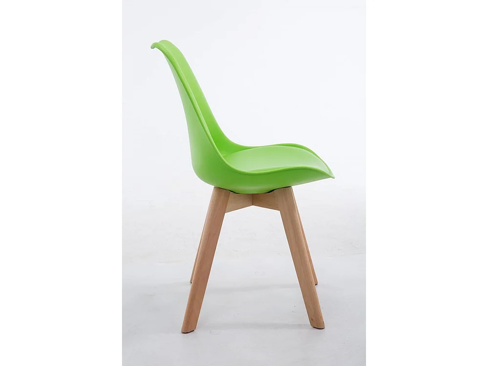 Eetkamerstoelen - Kunstleer & natura - groen - Borneo V2