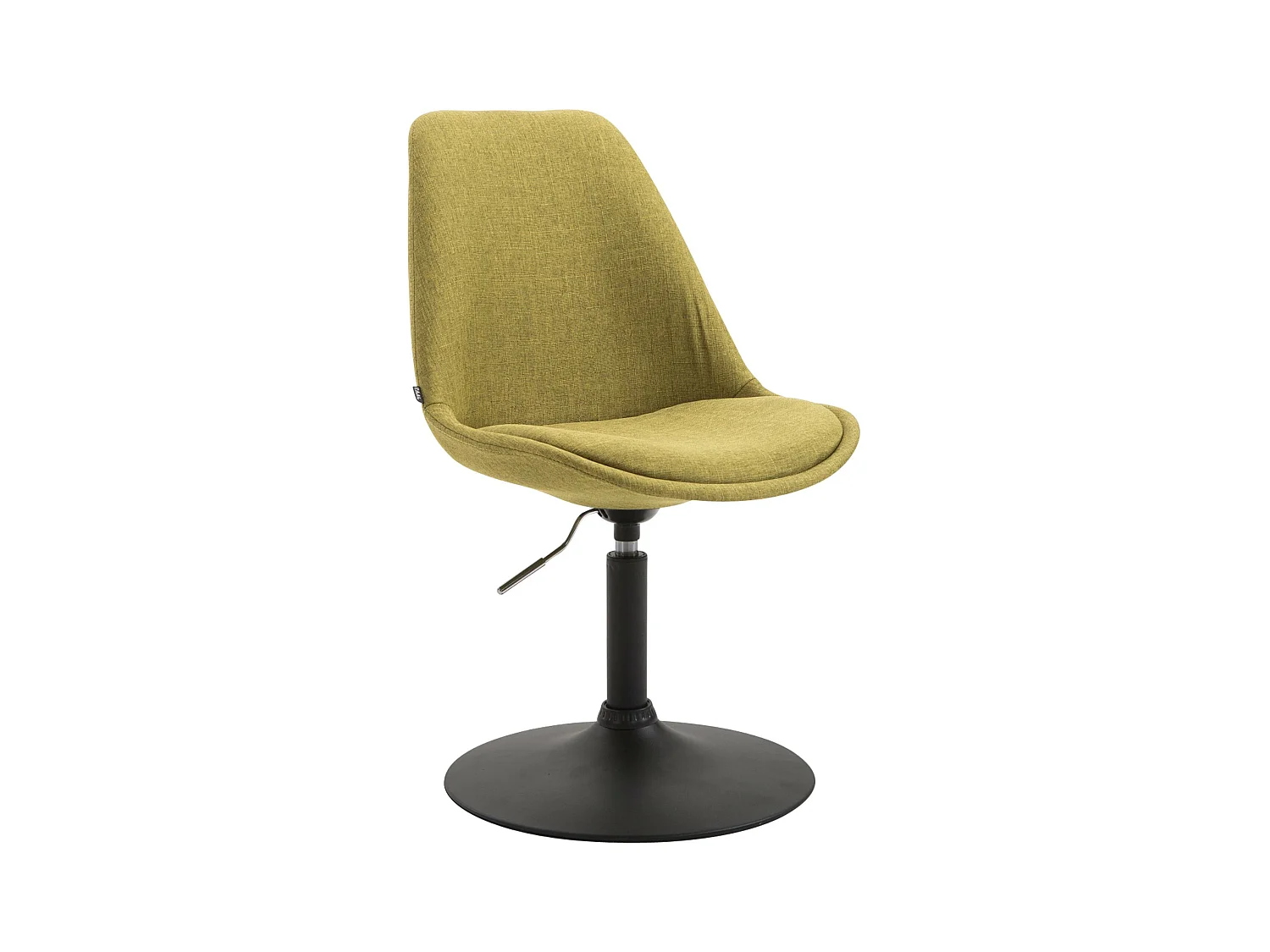 chaise salle à manger - Tissu & Noir - Vert - Maverick
