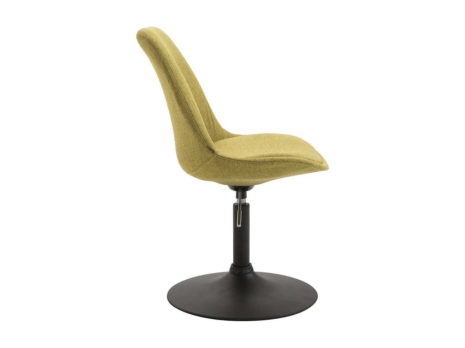 chaise salle à manger - Tissu & Noir - Vert - Maverick