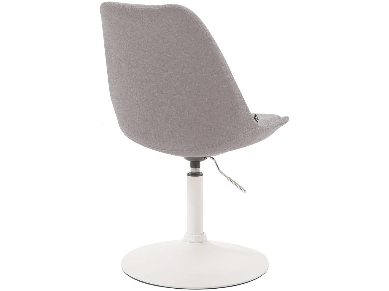 Eetkamerstoelen - Stof & wit - grijs - Maverick
