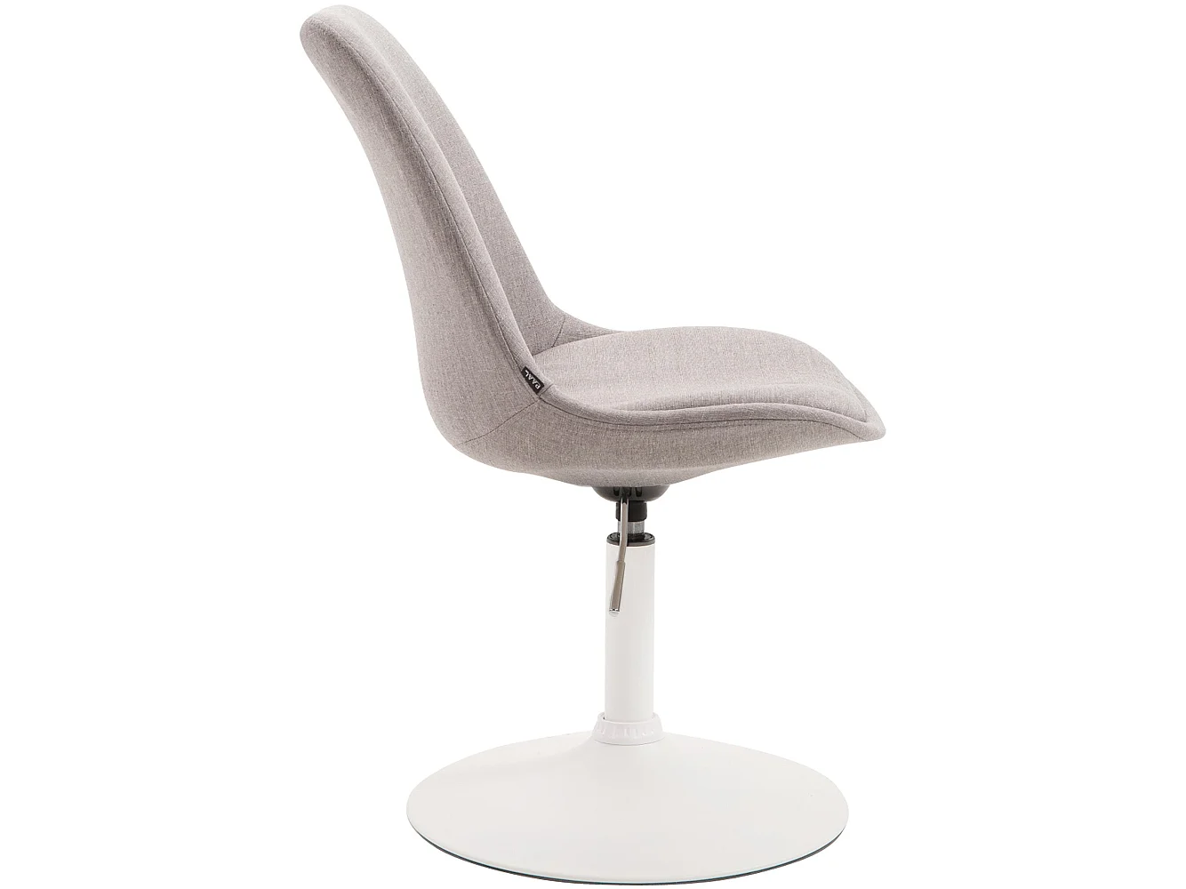 Eetkamerstoelen - Stof & wit - grijs - Maverick