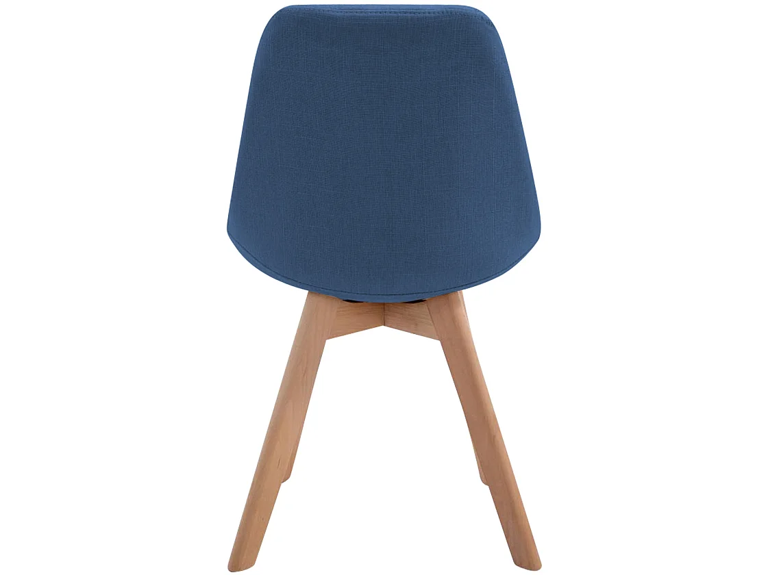 chaise salle à manger - Tissu & Nature - Bleu - Borneo