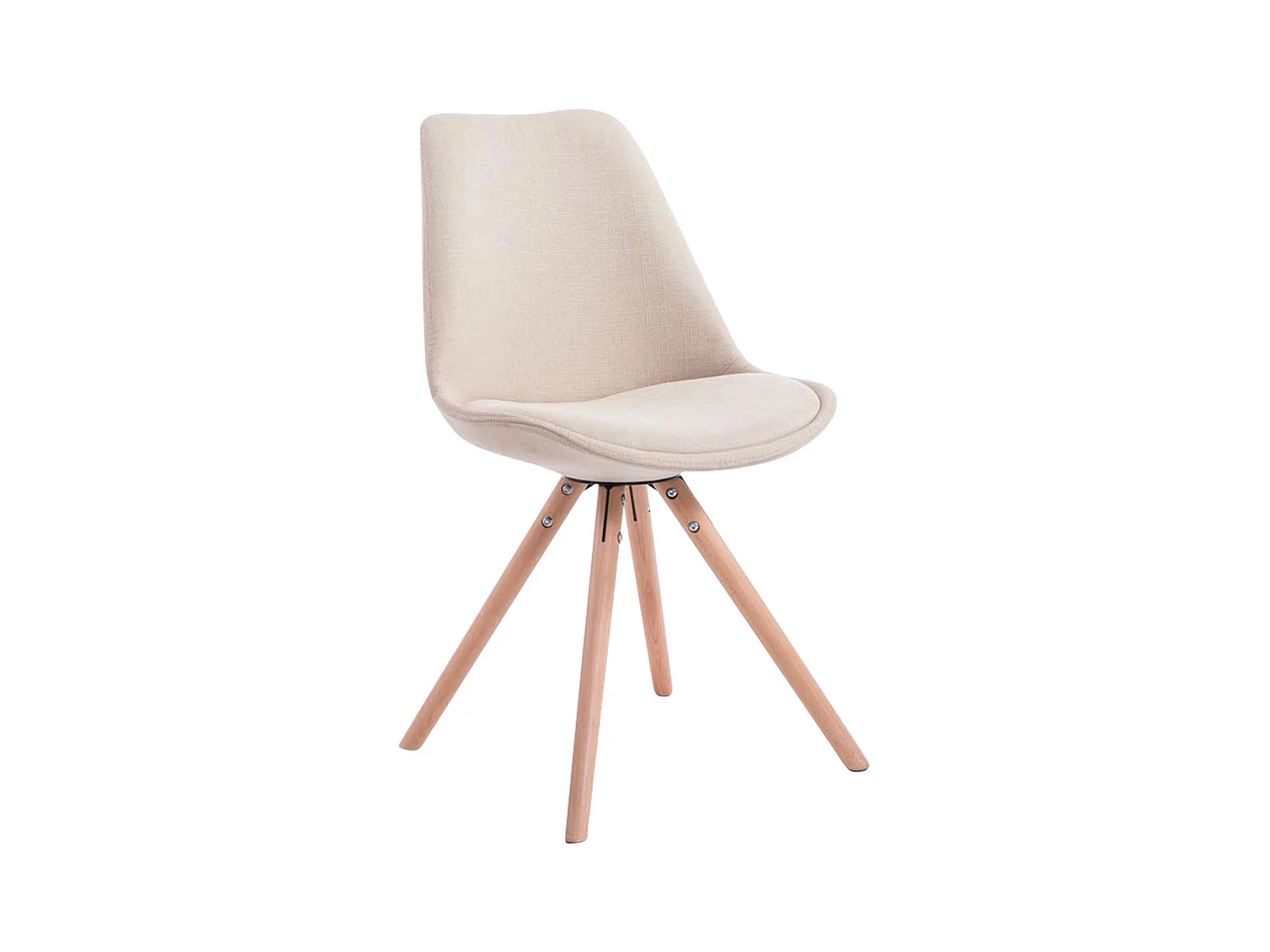 chaise salle à manger - Tissu & Nature - Crème - Toulouse