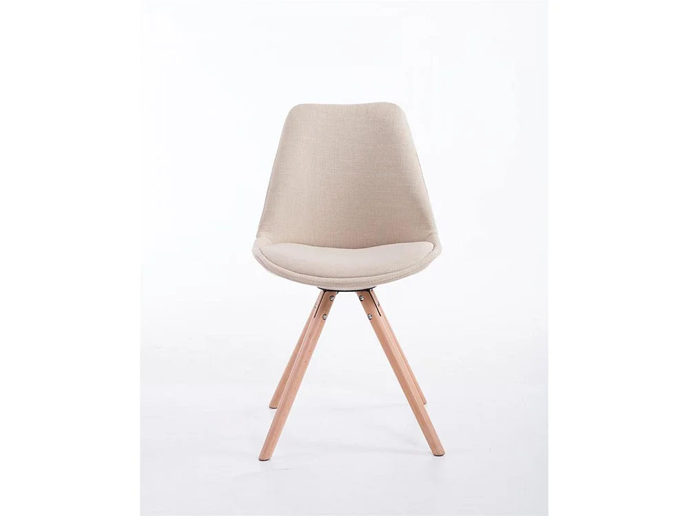 chaise salle à manger - Tissu & Nature - Crème - Toulouse