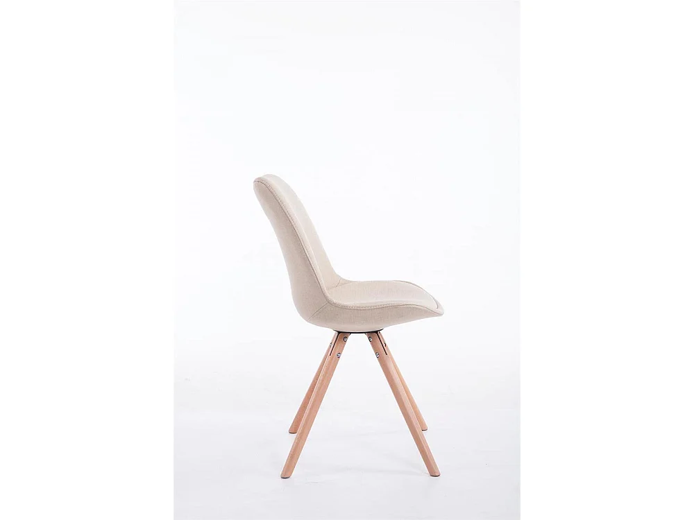 chaise salle à manger - Tissu & Nature - Crème - Toulouse