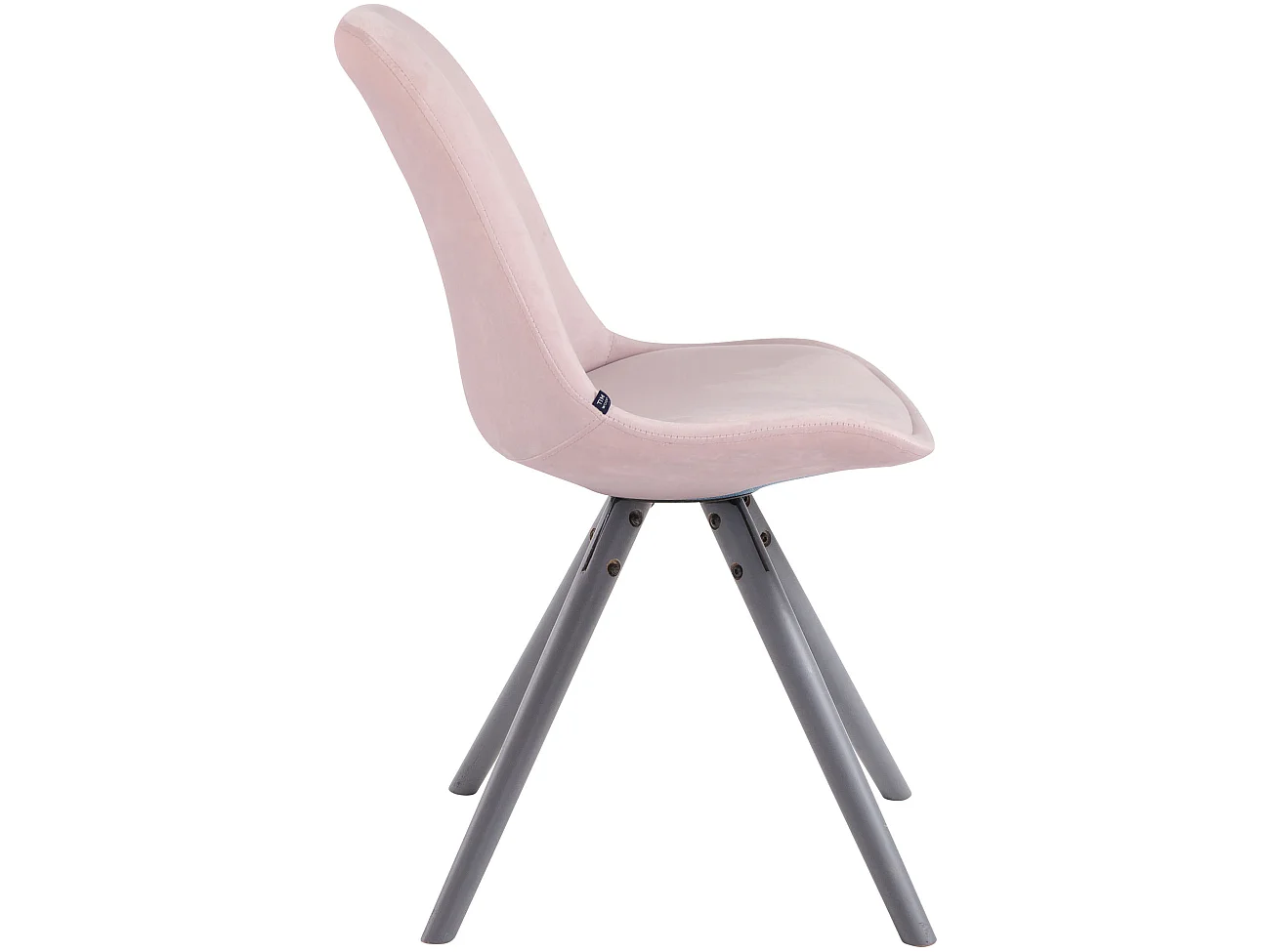 chaise salle à manger - Velours & Bois - Rose - Toulouse