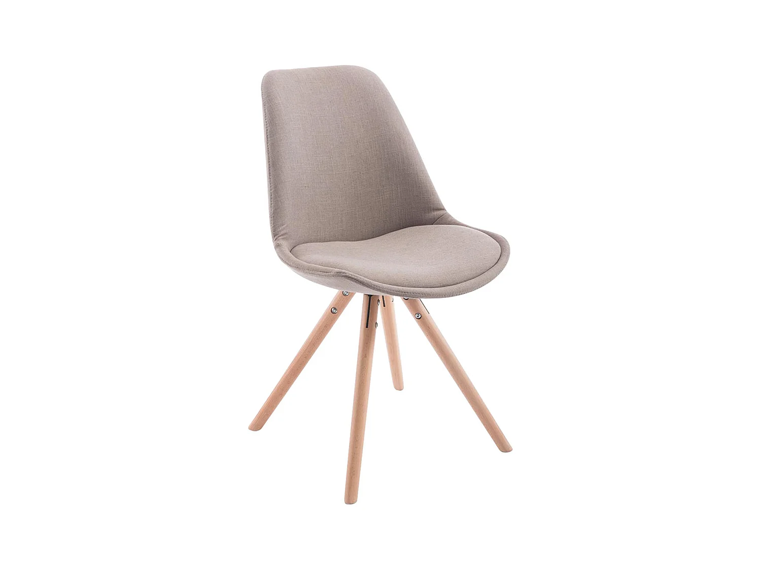 chaise salle à manger - Tissu & Nature - Taupe - Toulouse