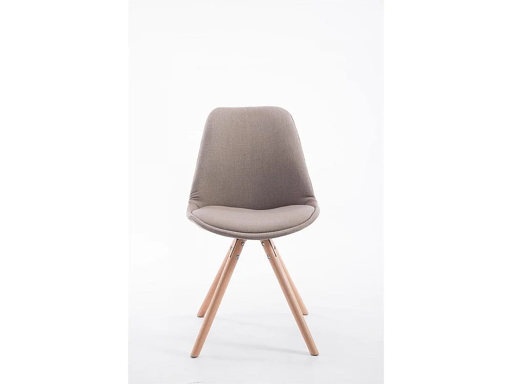 Eetkamerstoelen - Stof & natura - taupe - Toulouse