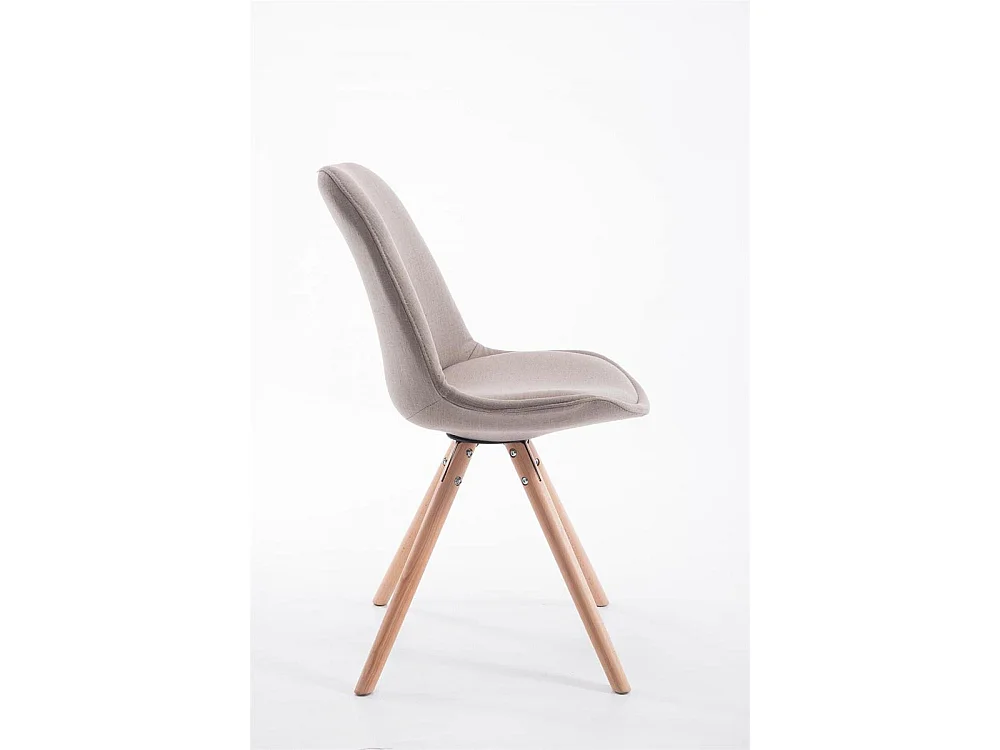 Eetkamerstoelen - Stof & natura - taupe - Toulouse