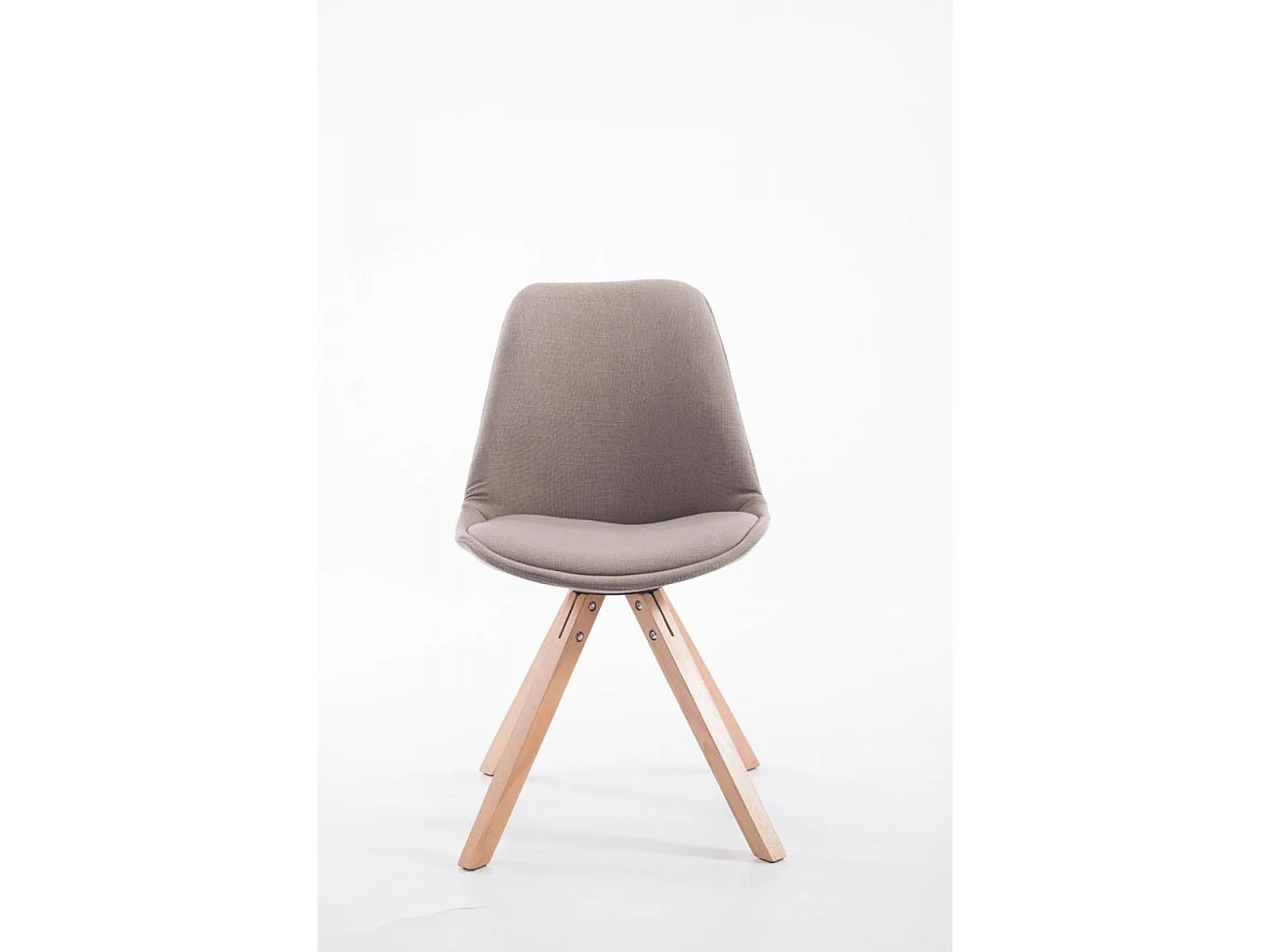 Esszimmerstuhl - Stoff & natura - taupe - Toulouse