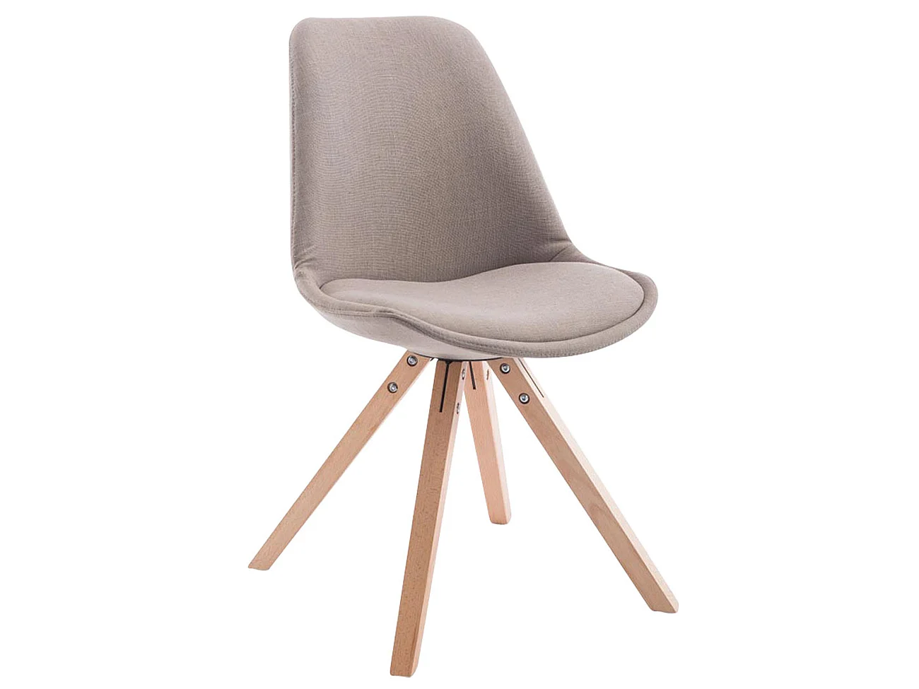 chaise salle à manger - Tissu & Nature - Taupe - Toulouse