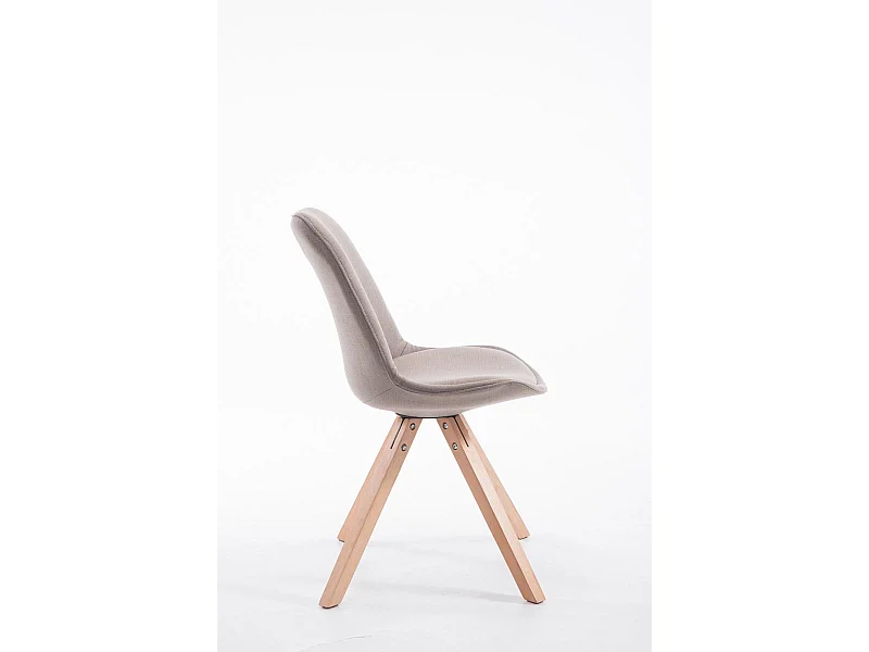 chaise salle à manger - Tissu & Nature - Taupe - Toulouse