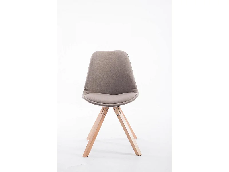 chaise salle à manger - Tissu & Nature - Taupe - Toulouse