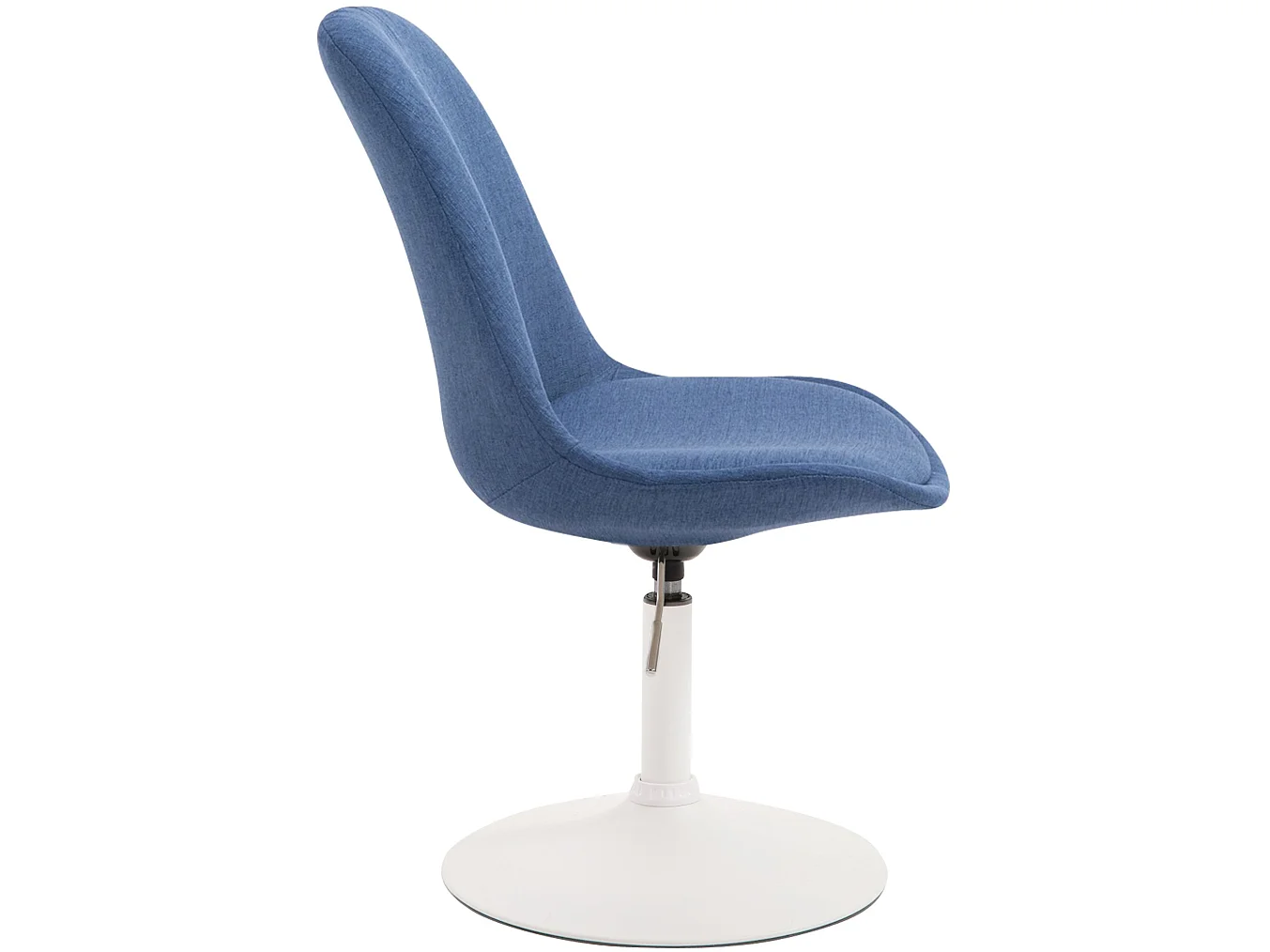 Eetkamerstoelen - Stof & wit - blauw - Maverick