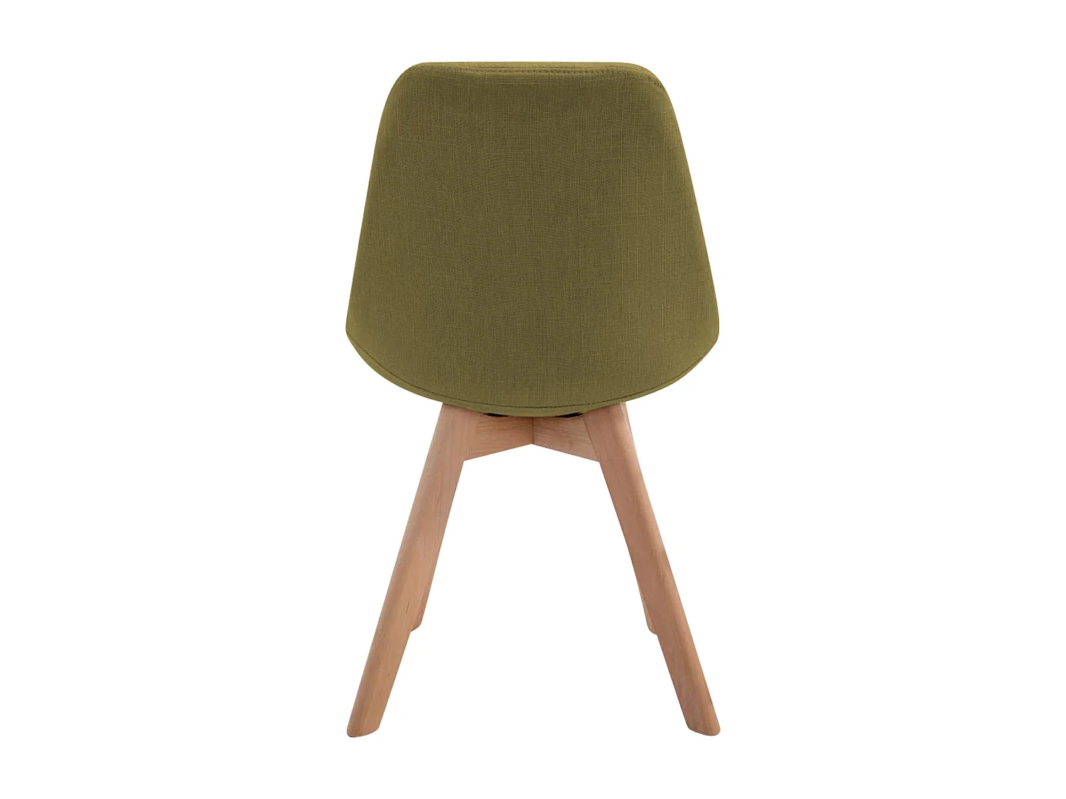Eetkamerstoelen - Stof & natura - groen - Borneo