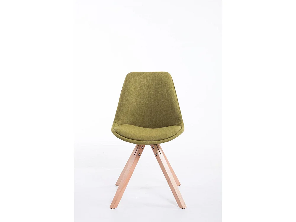 Eetkamerstoelen - Stof & natura - groen - Toulouse