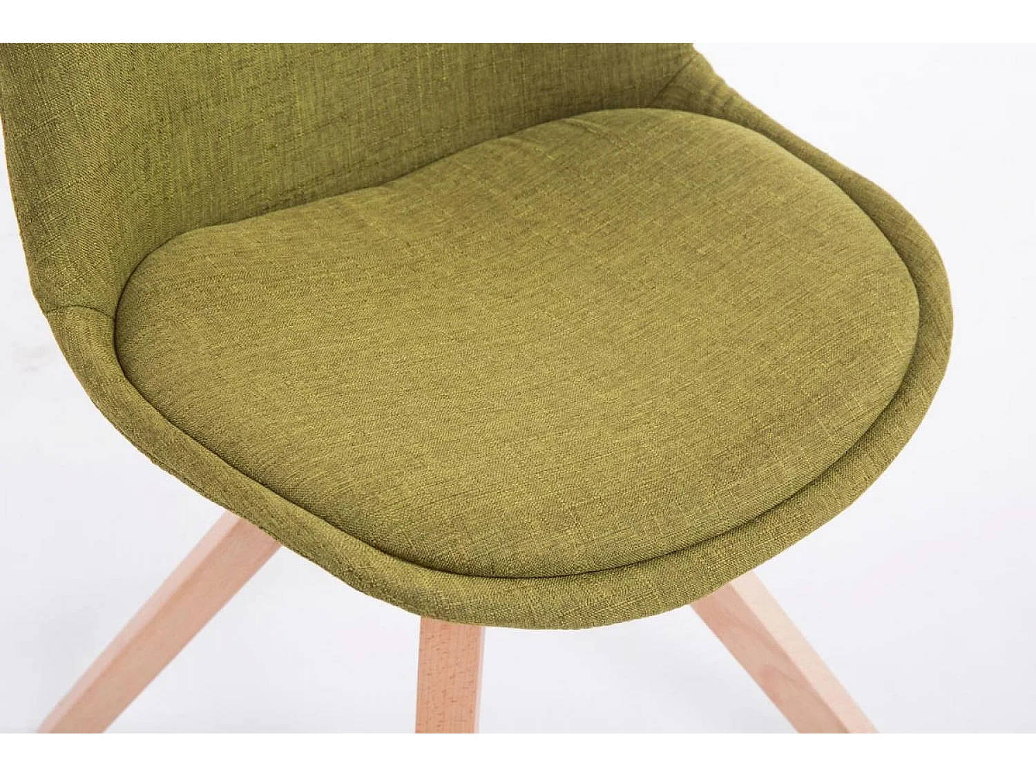 Eetkamerstoelen - Stof & natura - groen - Toulouse