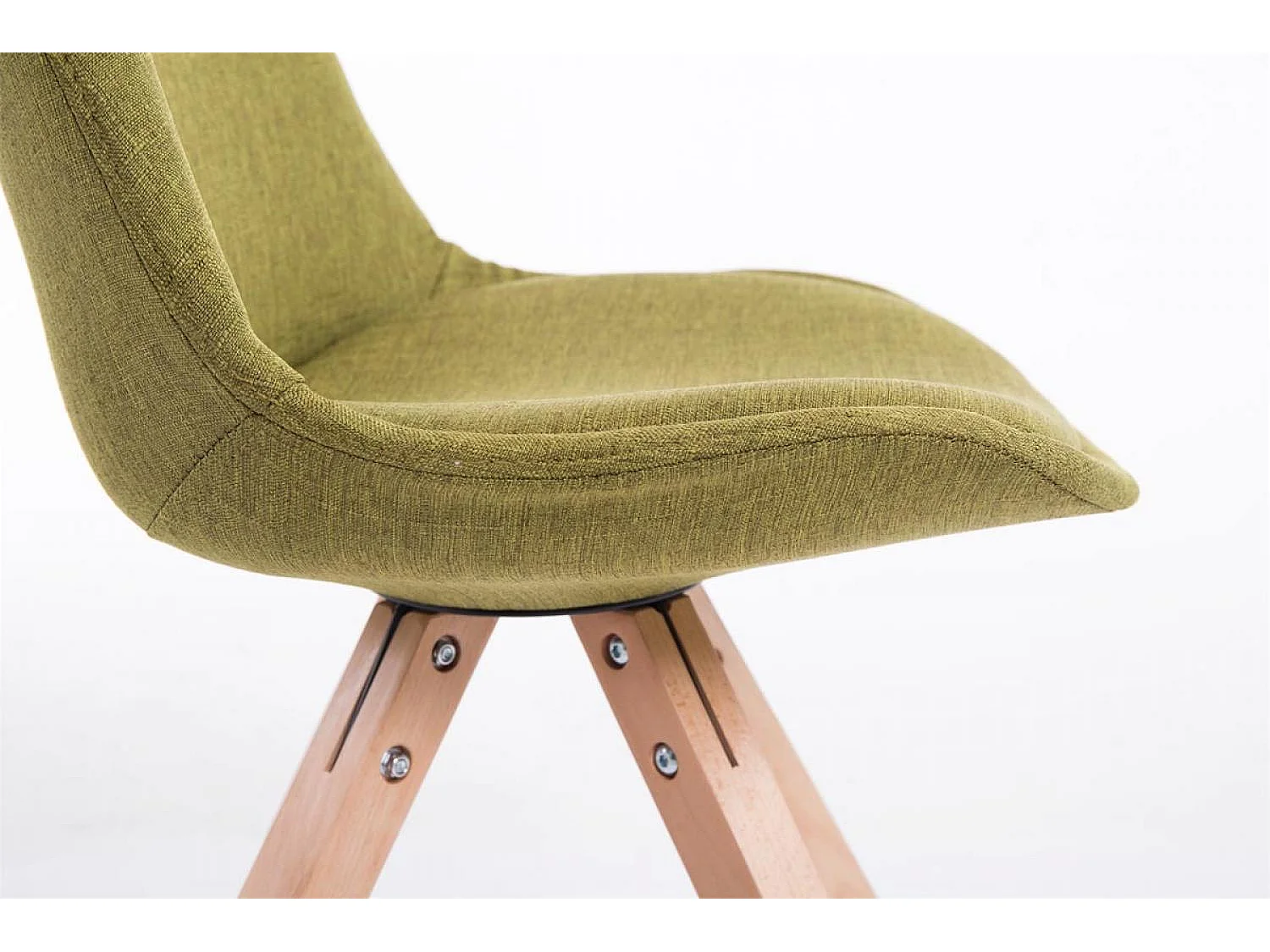Eetkamerstoelen - Stof & natura - groen - Toulouse